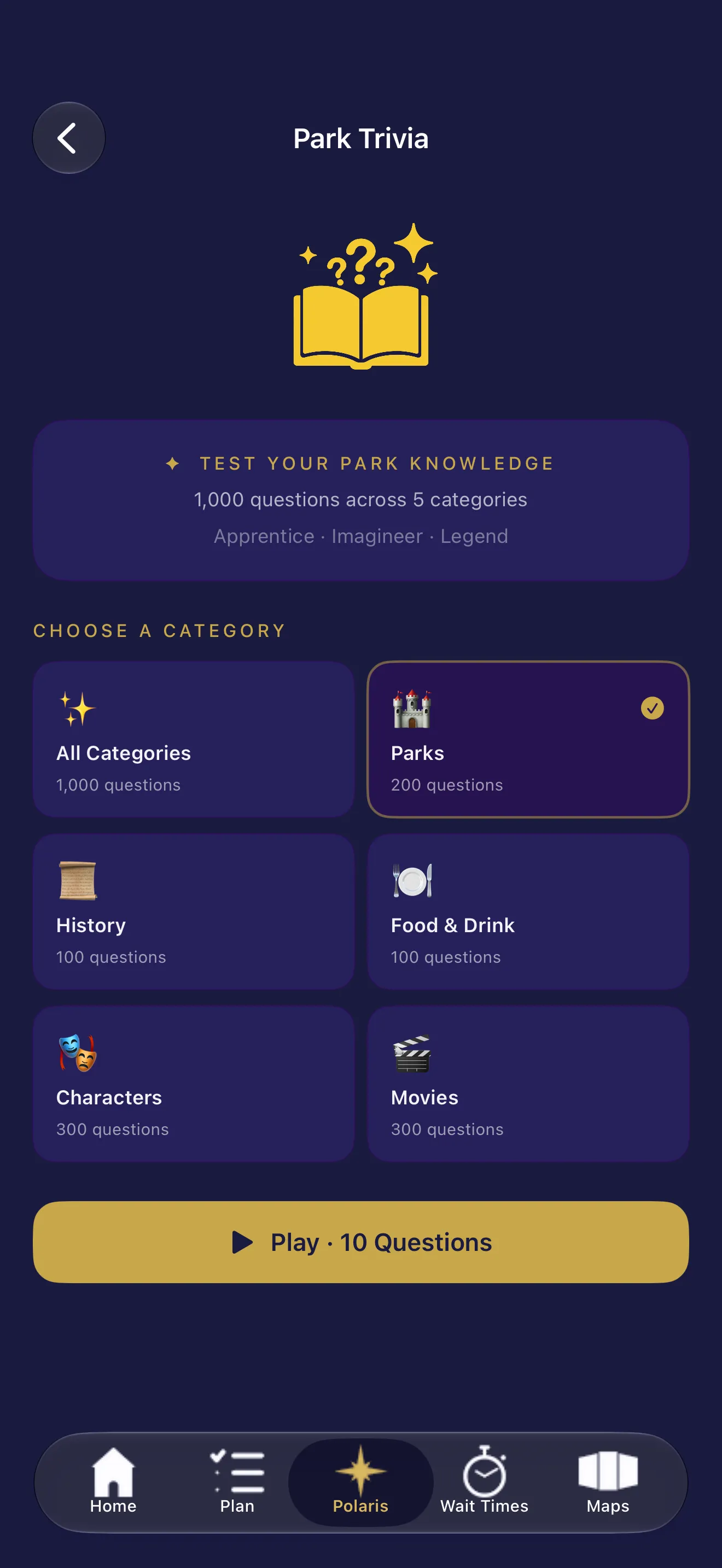 PARK TRIVIA