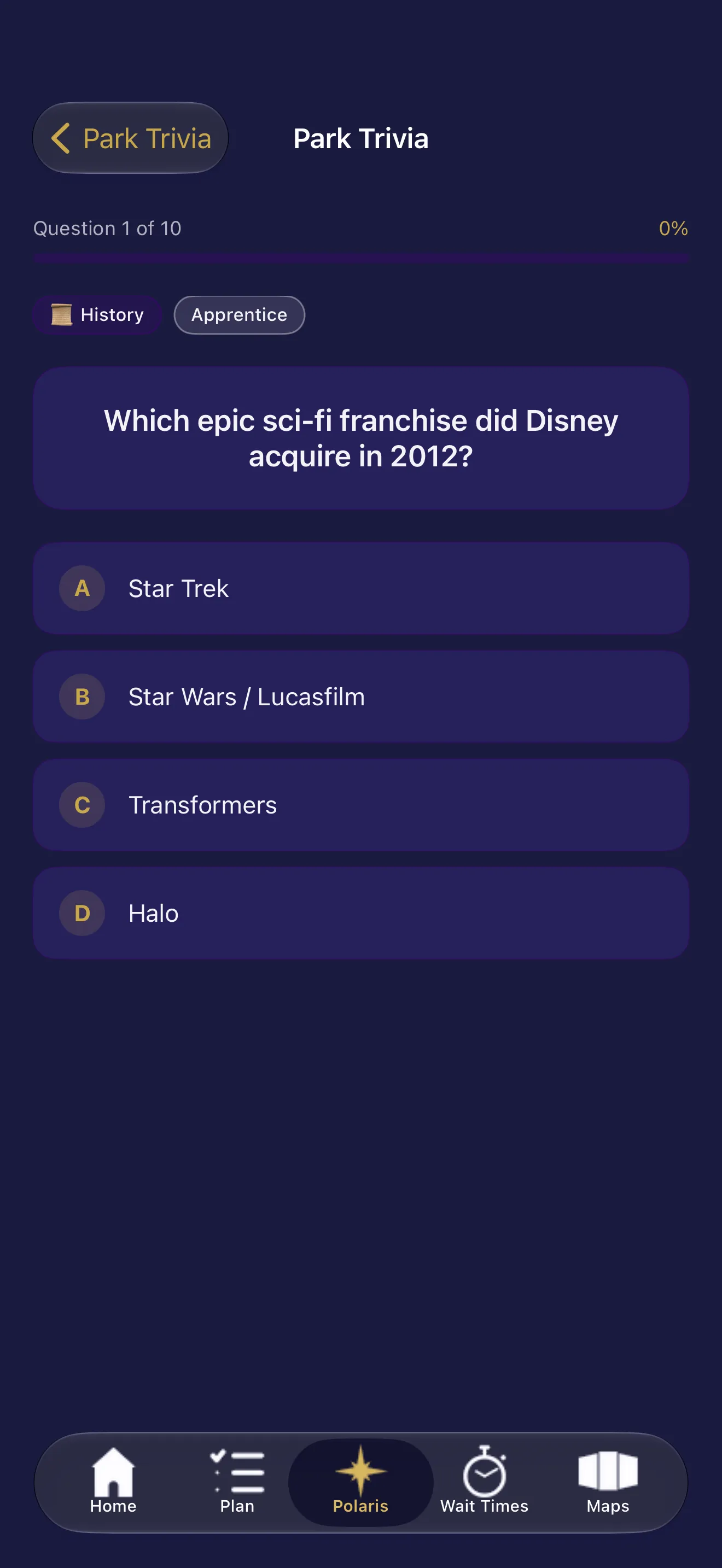 PARK TRIVIA