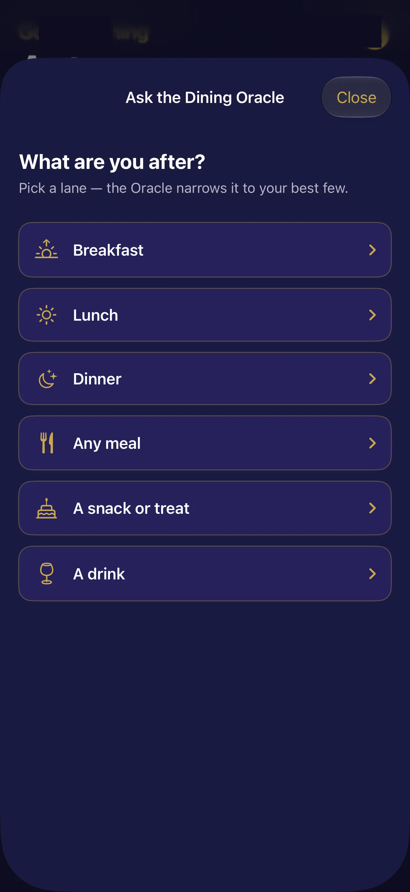 WHAT ARE YOU AFTER