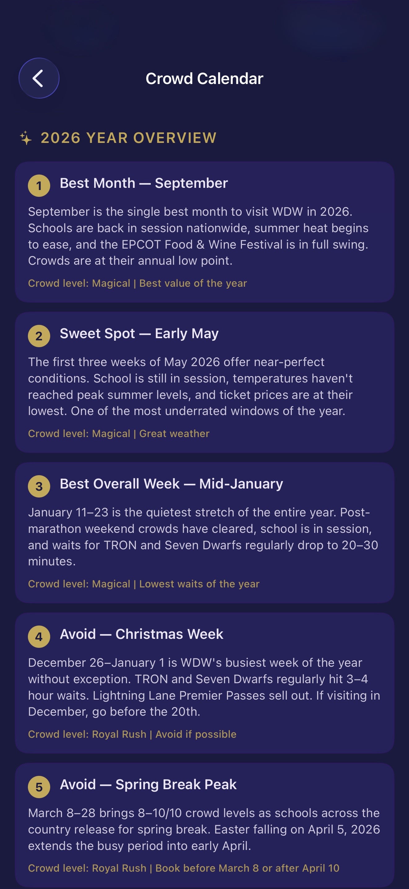 YEAR OVERVIEW