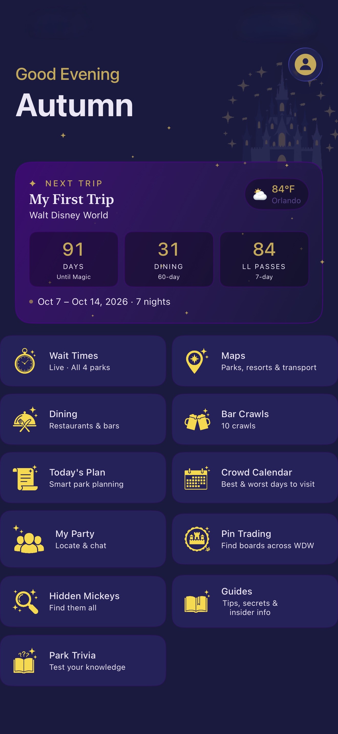 HOME DASHBOARD